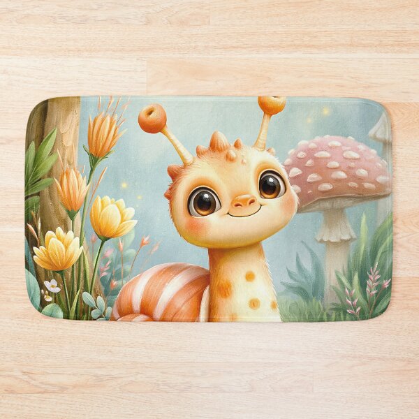 Item preview, Cute Snail of the Shimmering Toadstool Trail designed and sold by MyMagicalPlace.