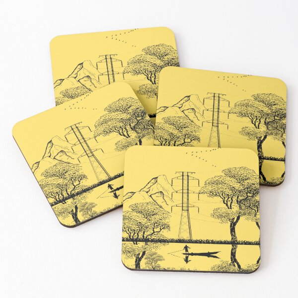 Item preview,  Serene Landscape with Power Tower and Fisherman Silhouette designed and sold by hetal66.