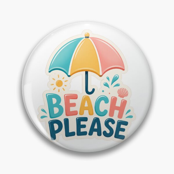 Item preview, Beach Please – Minimalist summer design with coastal typography designed and sold by FusiTink.
