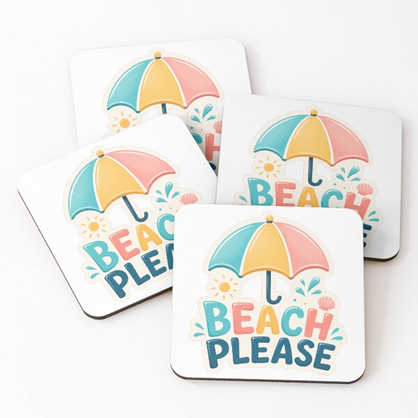 Item preview, Beach Please – Minimalist summer design with coastal typography designed and sold by FusiTink.
