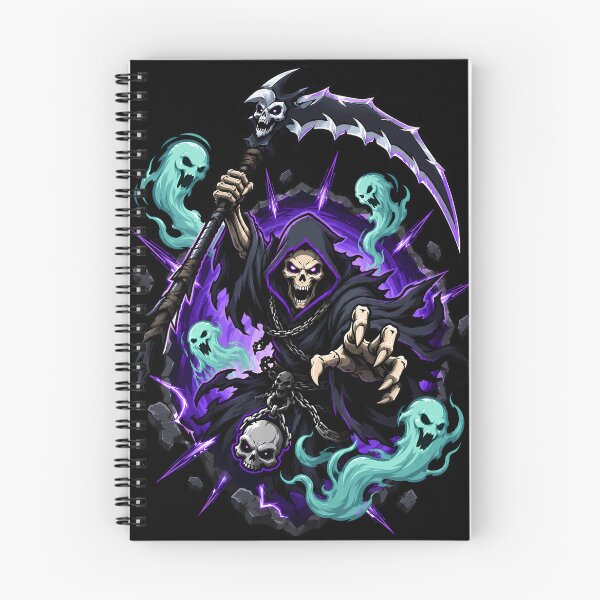 Item preview, Furious Soul Collector Reaper Emerging From Cracked Portal designed and sold by Tong4130.