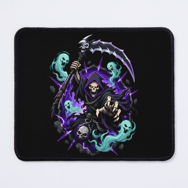 Item preview, Furious Soul Collector Reaper Emerging From Cracked Portal designed and sold by Tong4130.