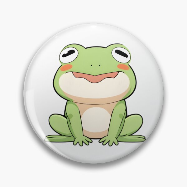 Item preview, Goofy Grin Frog — Funny Ugly Cute Kawaii Sticker designed and sold by tommysworks.