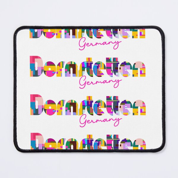 Item preview, Dornstetten, Germany, Vibrant Abstract City Typography Art designed and sold by Wanderful-roads.