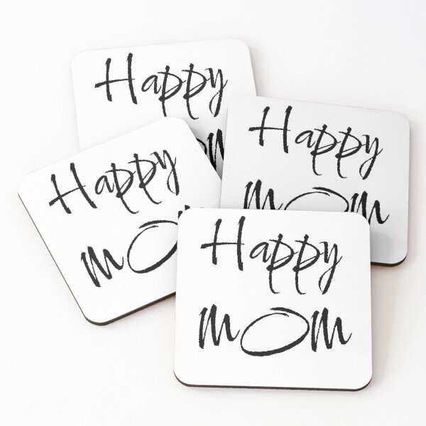 Item preview, Happy Mom typography design  designed and sold by Swati's Digital Den.
