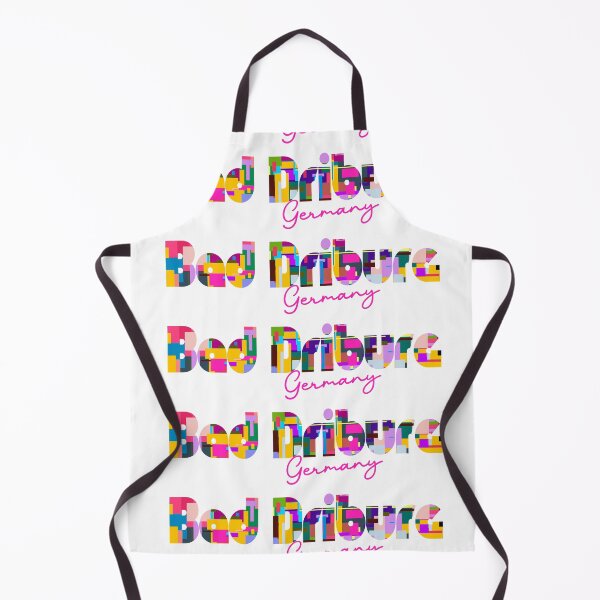 Item preview, Bad Driburg, Germany, Vibrant Abstract City Typography Art designed and sold by Wanderful-roads.