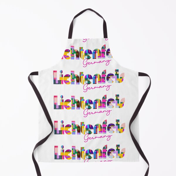 Item preview, Lichtenfels, Germany, Vibrant Abstract City Typography Art designed and sold by Wanderful-roads.