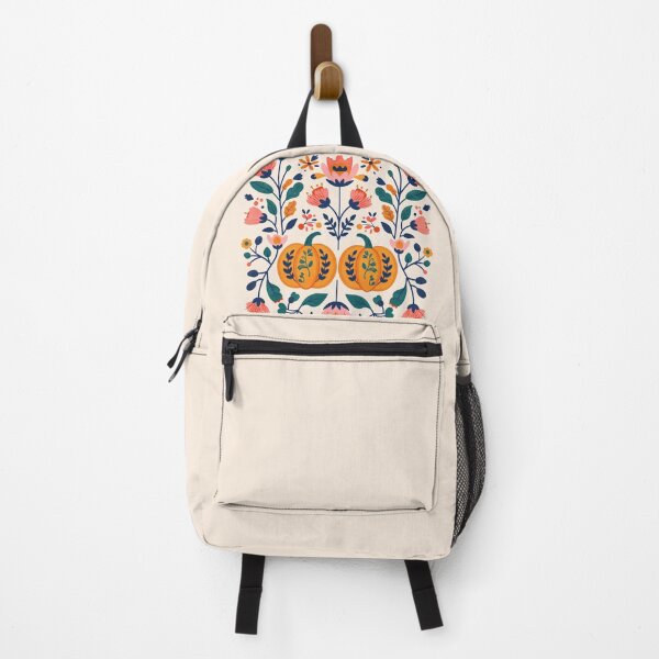 Item preview, Scandinavian Folk Art, Floral Pumpkin designed and sold by xiao xuans.
