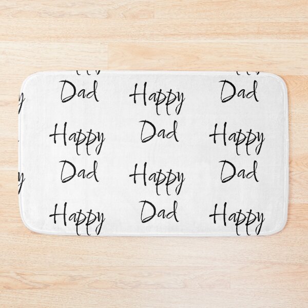 Item preview, Happy Dad typography design  designed and sold by Swati's Digital Den.