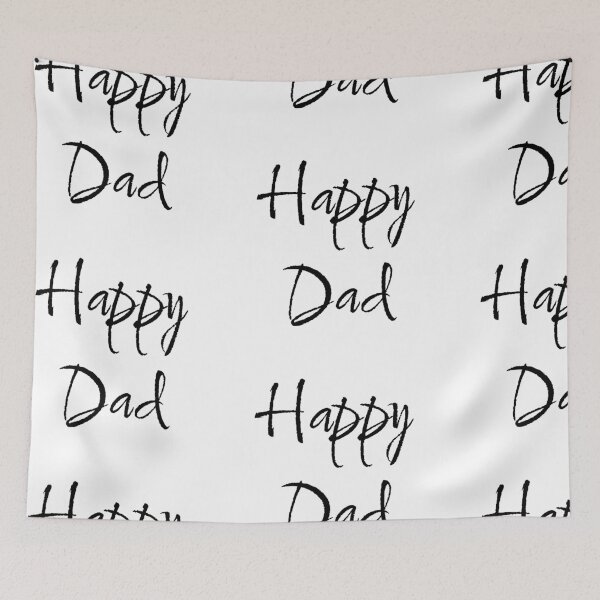 Item preview, Happy Dad typography design  designed and sold by Swati's Digital Den.