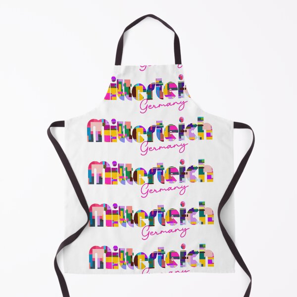 Item preview, Mitterteich, Germany, Vibrant Abstract City Typography Art designed and sold by Wanderful-roads.