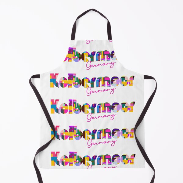 Item preview, Kolbermoor, Germany, Vibrant Abstract City Typography Art designed and sold by Wanderful-roads.
