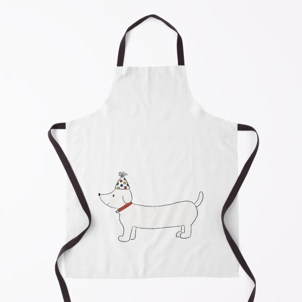 Item preview, Cute Birthday Dachshund Dog with Party Hat designed and sold by pinkstickstore.
