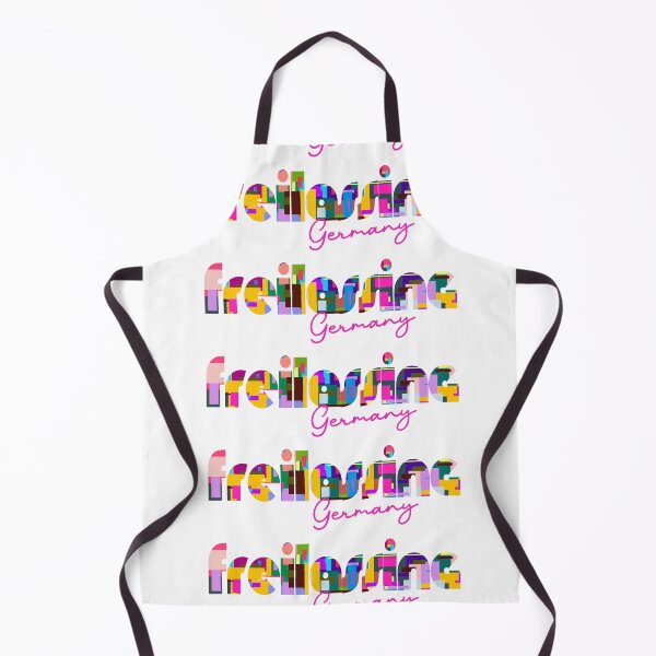 Item preview, Freilassing, Germany, Vibrant Abstract City Typography Art designed and sold by Wanderful-roads.