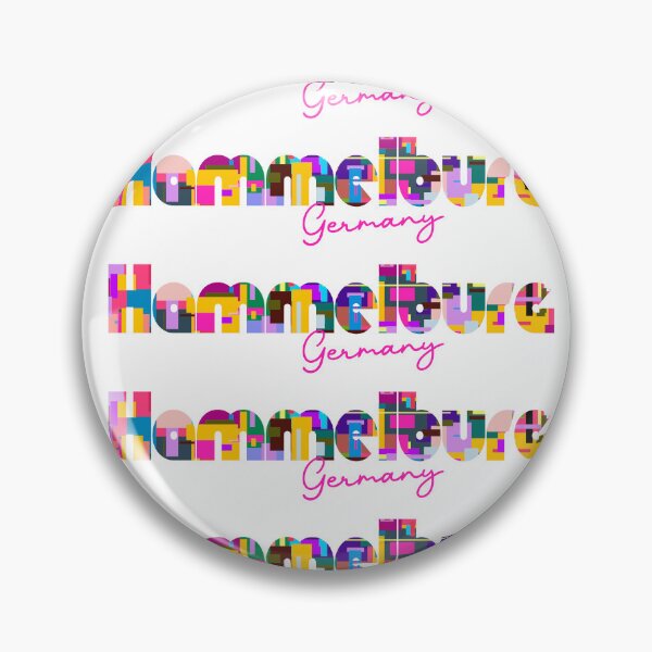 Item preview, Hammelburg, Germany, Vibrant Abstract City Typography Art designed and sold by Wanderful-roads.