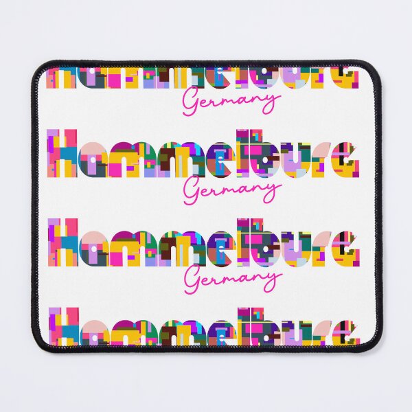 Item preview, Hammelburg, Germany, Vibrant Abstract City Typography Art designed and sold by Wanderful-roads.