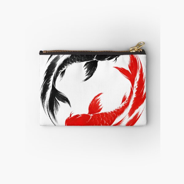 Item preview, Twin Koi Yin Yang — Japanese Ink Painting designed and sold by Mossbrush.