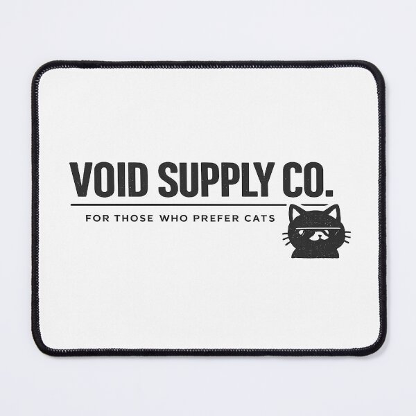 Item preview, Void Supply Co Funny Black Cat Vintage Meme designed and sold by Moonveil_Studio.