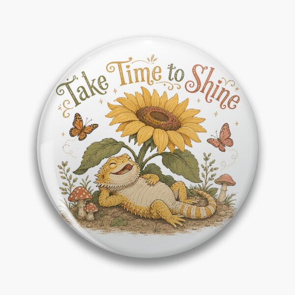 Item preview, Little Sunbather - Cute Bearded Dragon designed and sold by bapupa.