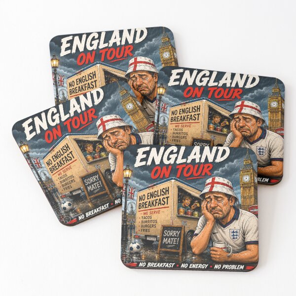 Item preview, England On Tour No English Breakfast Funny Football Fan designed and sold by MzunguKanairo.