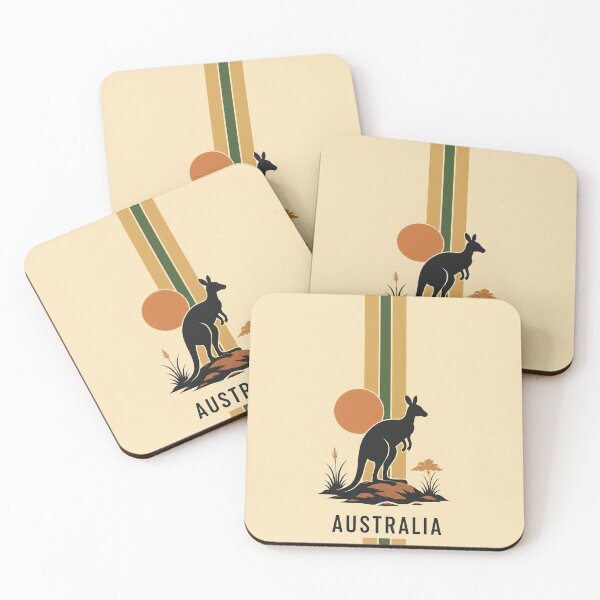Item preview, Kangaroo Sunset Australian Outback designed and sold by VibePrints101.