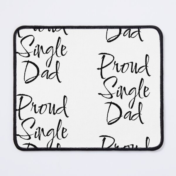 Item preview, Pround single Dad typography design designed and sold by Swati's Digital Den.
