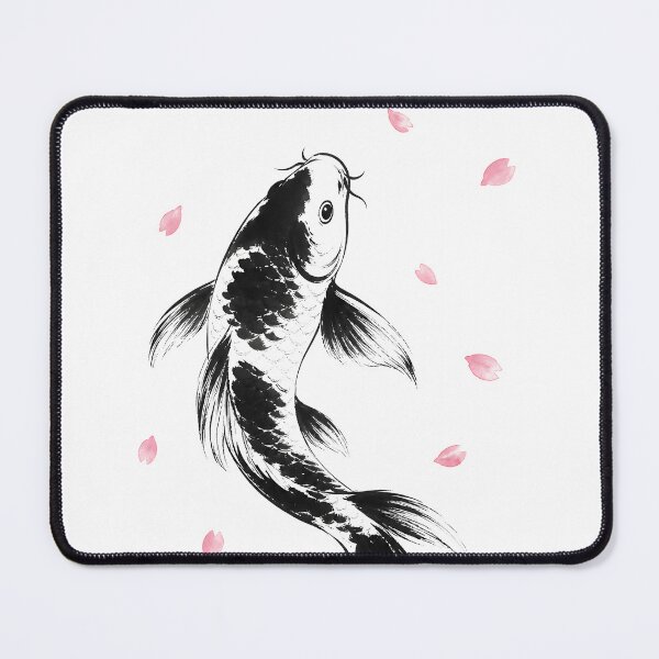Item preview, Koi & Cherry Blossoms — Japanese Sakura Art designed and sold by Mossbrush.