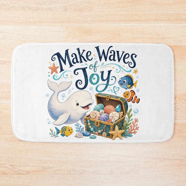 Item preview, Gentle Tide - Cute Beluga Whale designed and sold by bapupa.