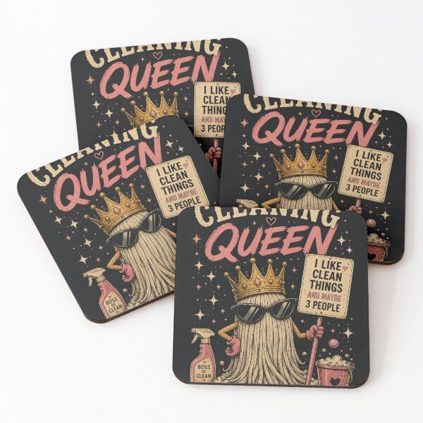Item preview, Cleaning Queen Funny Cleaning Lady Retro Housekeeper designed and sold by Baza-nowosci.