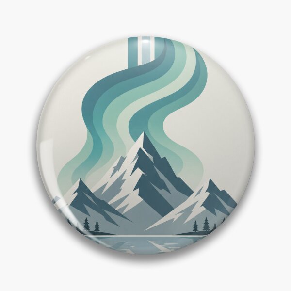 Item preview, Iceland Northern Lights Mountain designed and sold by VibePrints101.
