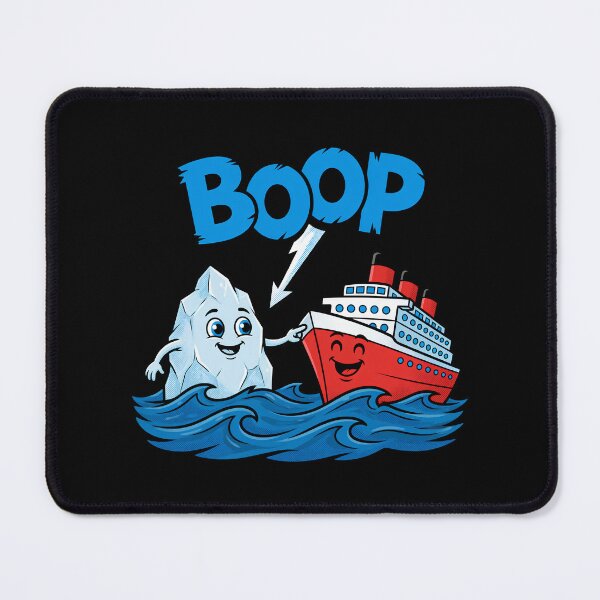 Item preview, Boop the Ship Funny Iceberg Cartoon designed and sold by TshirtsOnline-.