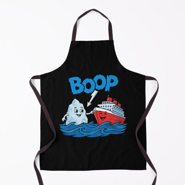 Item preview, Boop the Ship Funny Iceberg Cartoon designed and sold by TshirtsOnline-.