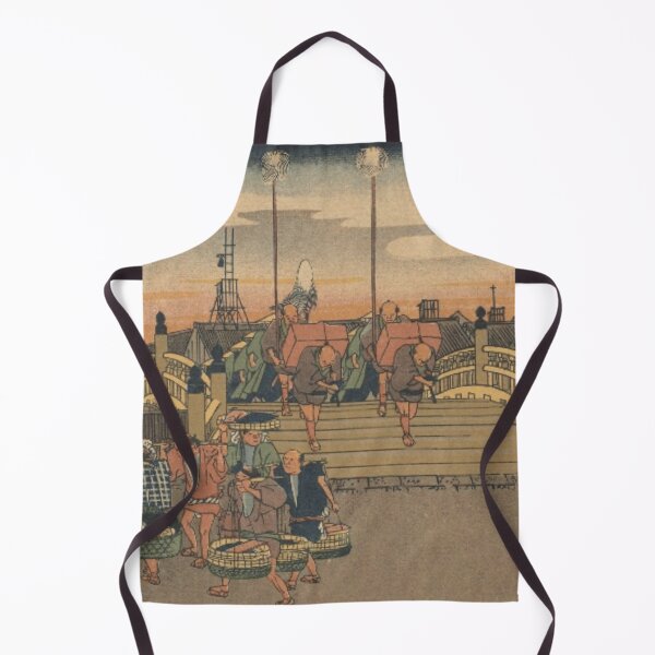 Item preview, Hiroshige Ukiyo-e: Nihonbashi Bridge Morning view - Tokaido Fifty-Three Stations designed and sold by vekotpu.