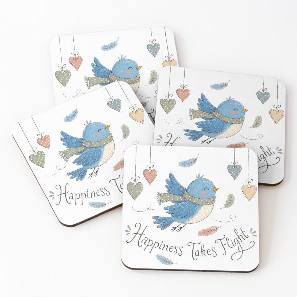 Item preview, Skybound Joy - Cute Bluebird designed and sold by bapupa.
