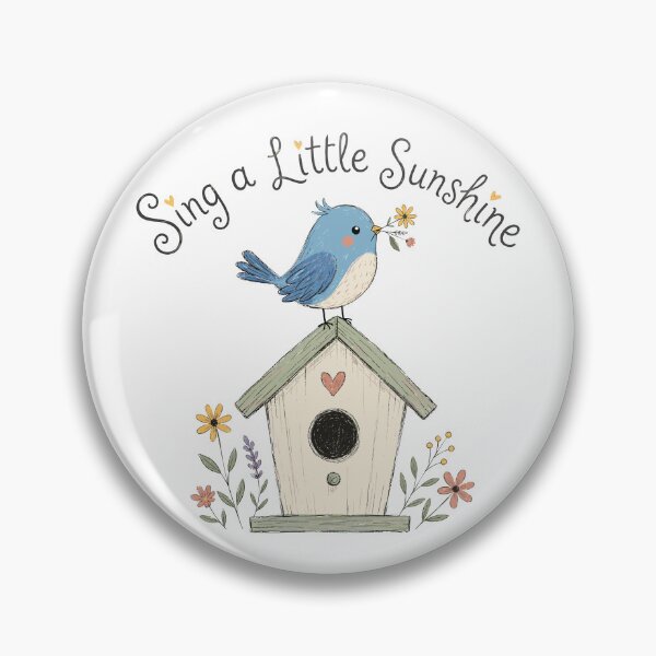 Item preview, Songbird Smile - Cute Bluebird designed and sold by bapupa.