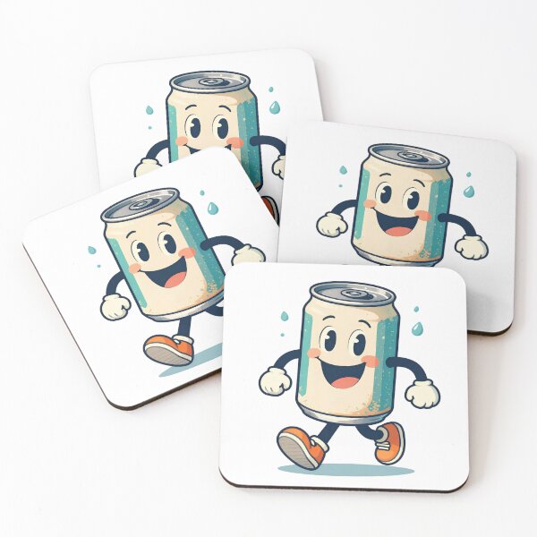 Item preview, Vintage 1930s Cartoon Happy Beverage Can designed and sold by Gallery-yuuna .