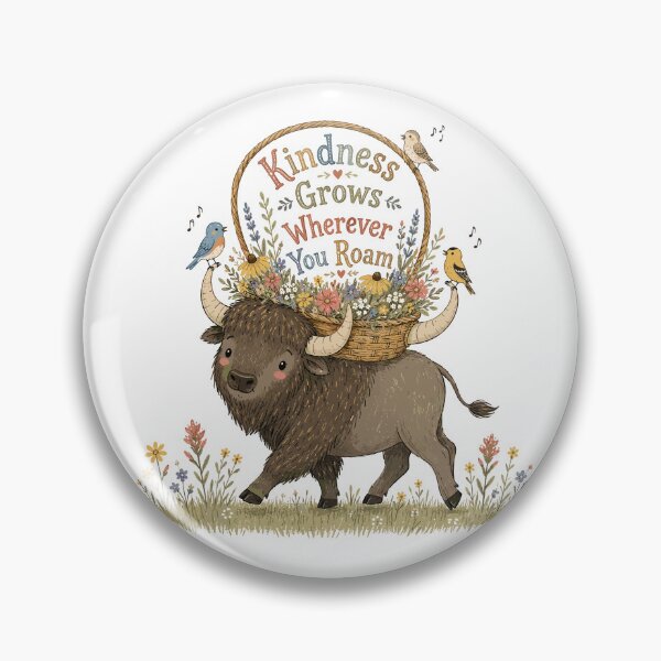 Item preview, Prairie Pal - Cute Buffalo designed and sold by bapupa.