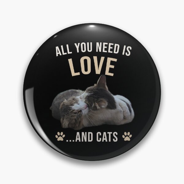 Item preview, All You Need Is Love... and Cats – Cute Cuddling Cats | Cat Lover Design designed and sold by MB-CatPrints.