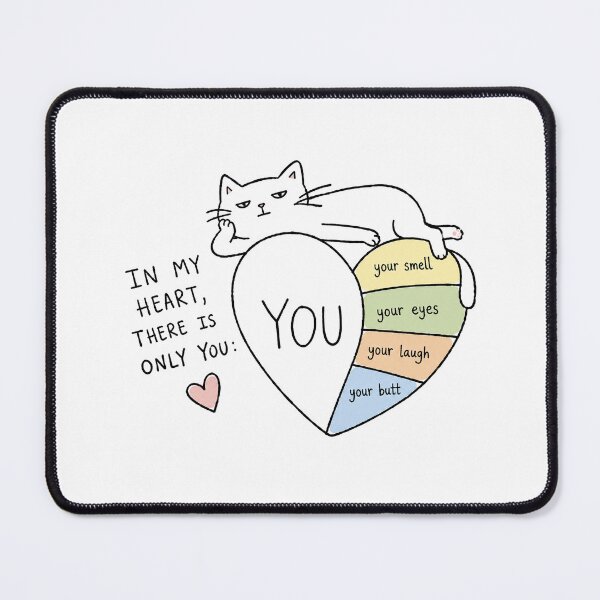 Item preview, Funny Valentine's Day Cat Love Romantic Humor Design designed and sold by MonkiFlipp.