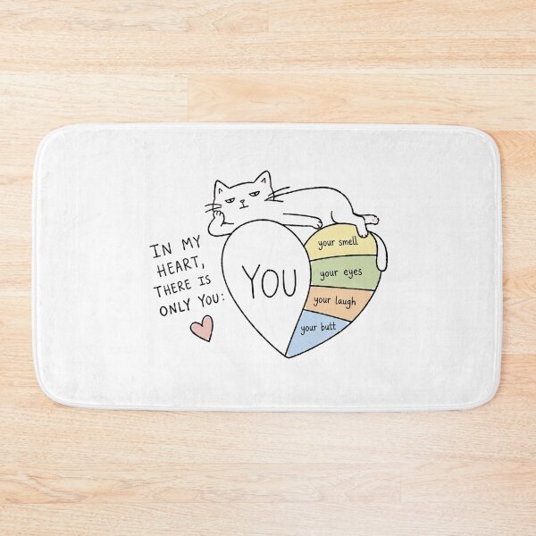 Item preview, Funny Valentine's Day Cat Love Romantic Humor Design designed and sold by MonkiFlipp.