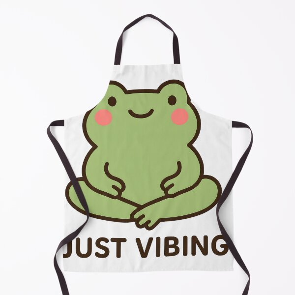 Item preview, Just Vibing Cute Frog | Kawaii Chill Frog Aesthetic designed and sold by AVINN-SENPAI.