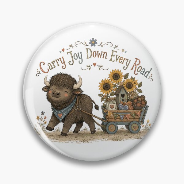 Item preview, Sunny Trail - Cute Buffalo designed and sold by bapupa.