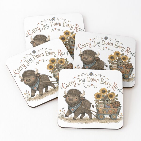 Item preview, Sunny Trail - Cute Buffalo designed and sold by bapupa.