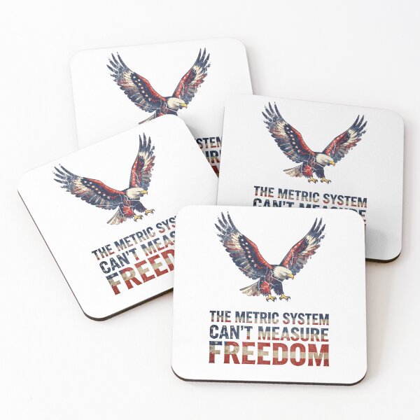 Item preview, The Metric System Can't Measure Freedom eagle vintage patriotic  designed and sold by zuczekgti.