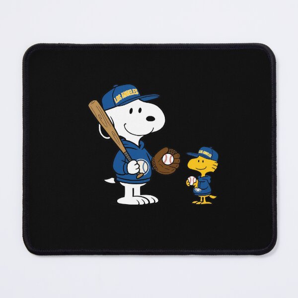 Item preview, Snoopy & Woodstock Dodgerss Baseball  designed and sold by WilliamFerris.
