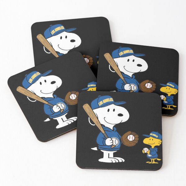 Item preview, Snoopy & Woodstock Dodgerss Baseball  designed and sold by WilliamFerris.