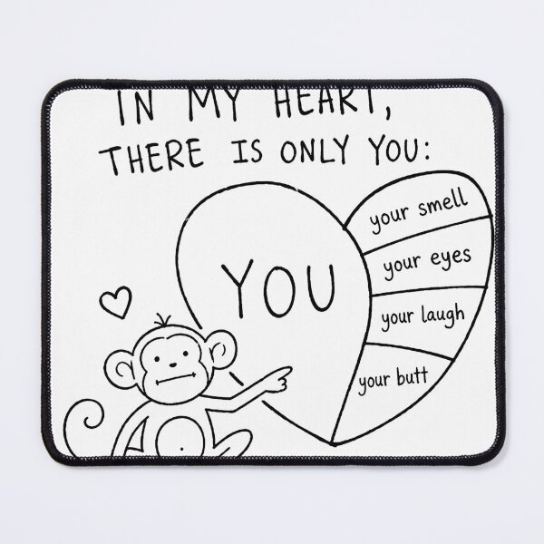 Item preview, Funny Valentine's Day Monkey Love Romantic Humor Design designed and sold by MonkiFlipp.