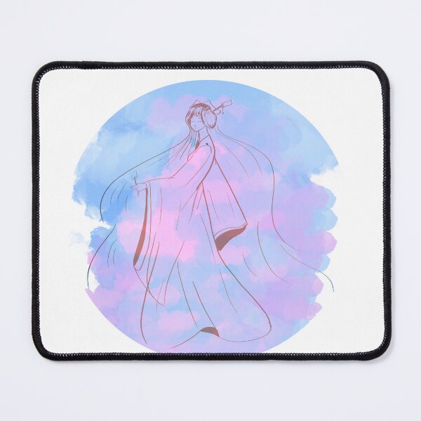 Item preview, Dreamy Cloud Goddess | Celestial Anime Art designed and sold by DreamerX.