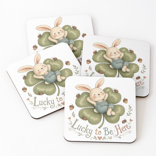 Item preview, Clover Dreamer - Cute Bunny Rabbit Animal designed and sold by bapupa.