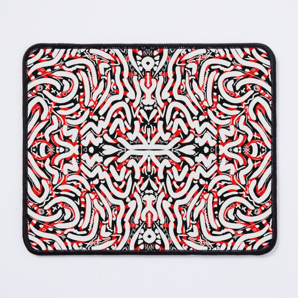 Item preview, Intricate Red, White, and Black Design designed and sold by Kiwis-Colors.